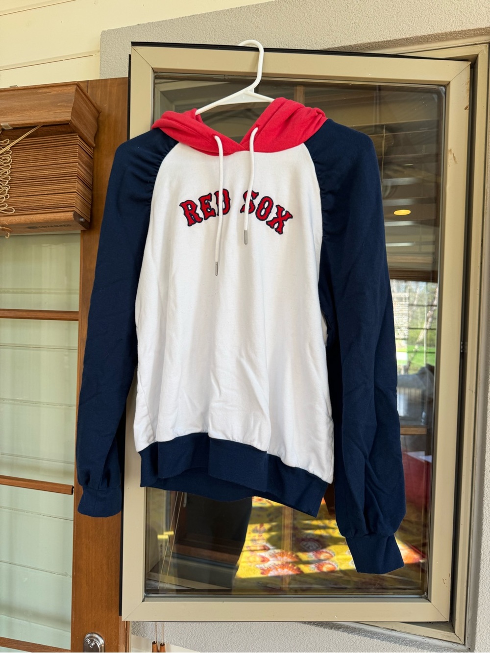 Red Sox Women's Colorblock Hoodie - White/Navy/Red